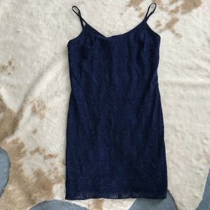 Lilly Pulitzer knit stretchy eyelet lace dress